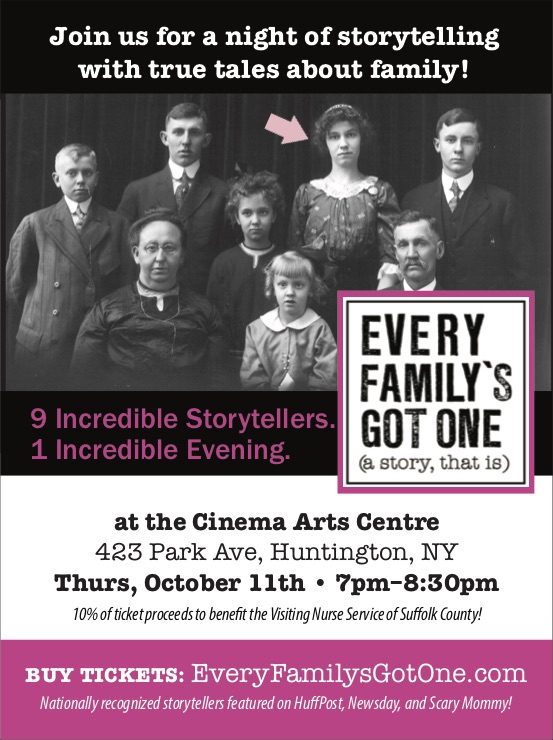 A Night of Storytelling with Every Family's Got One